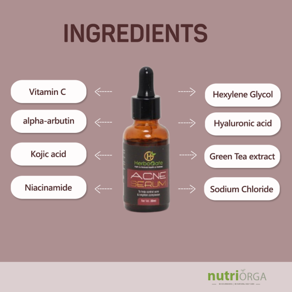 Ingredients of Acne Serum