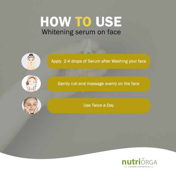 How to Use Whitening Serum on face