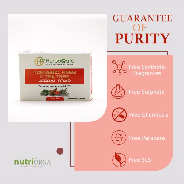 NutriOrga's Turmeric Soap | 100% Organic | Available in Lahore