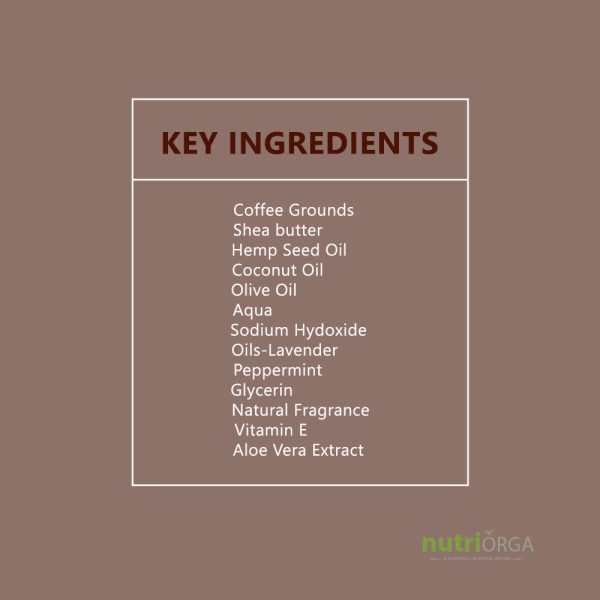 Ingredients Of Coffee, hemp & shea butter