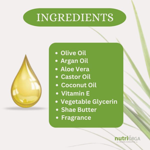 Ingredients of Argan & Olive Herbal Soap