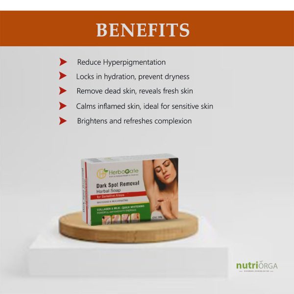 Benefits of Dark spot removal Herbal Soap-Size 140g