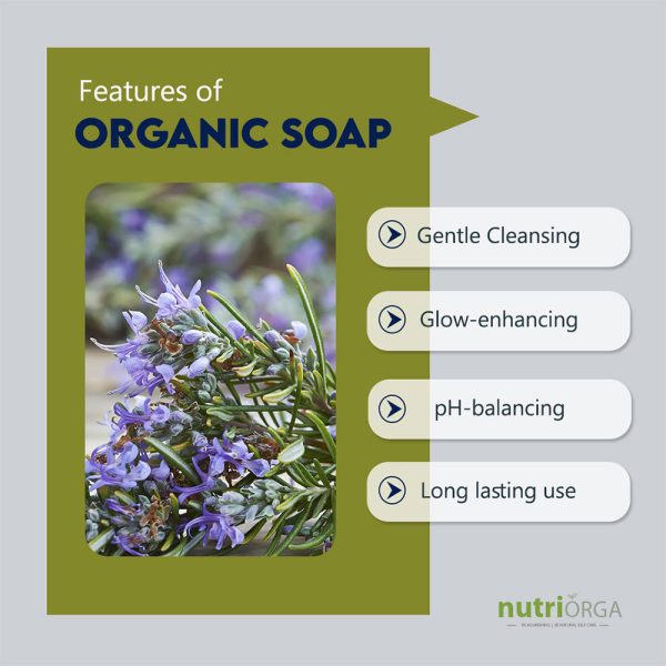 Features of Rosemary and Grapeseed Soap